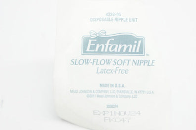Enfamil 4339-05 Disposable Nipple Unit, Slow-Flow Soft Nipple